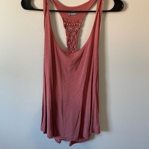 Aerie Tank with macrame backing